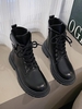 Bottes de Combat Zippées à Boucles