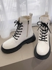 Bottes de Combat Zippées à Boucles