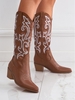 Bottes de Cow-boy Brodées Couture