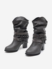 Bottes de Cow-boy Rivet Bouclé en Strass