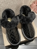 Bottes de Neige Chaudes en Doublure Polaire Imperméable Motif Argyle