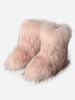 Bottes de Neige Chaudes en Fausse Fourrure