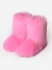 Bottes de Neige en Fausse Fourrure