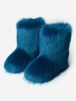 Bottes de Neige en Fausse Fourrure