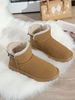 Bottes de Neige Patch Design à Doublure en Laine
