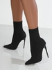 Bottes Extensibles à Bout Pointu à Talon