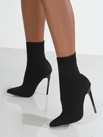 Bottes Extensibles à Bout Pointu à Talon