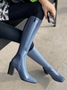 Bottes Hauteur à Genou Epaisses Zip Latérale