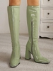 Bottes Hauteur à Genou Epaisses Zippées