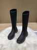 Bottes Hauteur à Genou Plate-forme Cousues