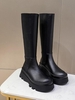 Bottes Hauteur à Genou Plate-forme Minimaliste