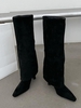 Bottes Mi-Mollet en Faux Daim