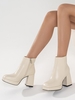 Bottes Plate-forme à Talons Épais et à Bouts Carrés