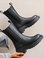 Bottes Plate-forme Minimalistes