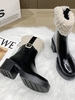Bottes Zip Au Dos à Doublure Fourrée à Talon Epais
