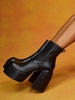 Bottines Plate-forme à Talons Épais