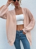 Cardigan Côtelé Torsadé L Jaune clair