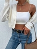 Cardigan de Base Boutonné M Blanc