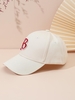 Casquette de Base-ball Décorée Patch Inscription