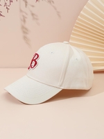 Casquette de Base-ball Décorée Patch Inscription