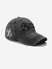 Casquette de Baseball en Jean avec Inscription Brodée