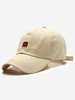 Casquette de Baseball Lettre Brodée en Couleur Unie