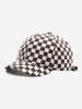 Casquette de Baseball Motif à Carreaux Protection Solaire