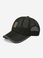 Casquette de Baseball Respirante en Maille Design Label