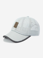 Casquette de Baseball Respirante en Maille Design Label