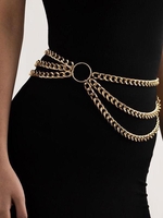 Ceinture Chaîne Multi-Couches Anneau en O