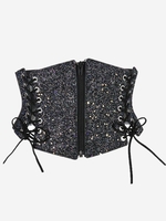 Ceinture Corset avec Paillettes Colorées
