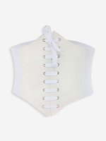 Ceinture Corset Large avec Lacets