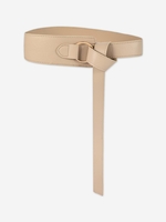 Ceinture Large Asymétrique en Couleur Unie