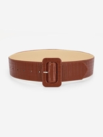 Ceinture Large Boucle Rectangulaire