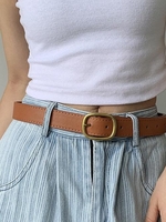 Ceinture Minimaliste Bouclée en Jean