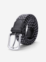 Ceinture Tissée en Blocs de Couleurs