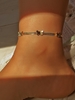 Chaîne de Cheville en Métal Motif Papillon