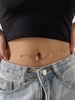 Chaîne de Taille de Corps Papillon Cœur Pendant