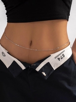 Chaîne de Taille Minimaliste de Faux Cristal