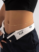 Chaîne de Taille Minimaliste de Faux Cristal