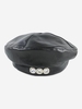 Chapeau Béret Décoré de Strass en PU