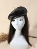 Chapeau Béret en Couleur Unie en Cuir PU