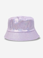 Chapeau de Pêcheur Réversible en Simili Cuir à Paillettes