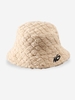 Chapeau Seau Fourré Lettre Brodée