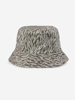 Chapeau Seau Motif Géométrique Deux-Côtés