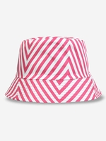 Chapeau Seau Rayé à Imprimé Chevron