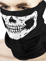 Écharpe Halloween Masque à Imprimé Squelette