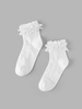 Chaussettes à Cheville Ourlet à Volants