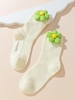 Chaussettes Décontractées Décorées de Fleur
