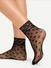 Chaussettes en Dentelle en Maille Transparentes